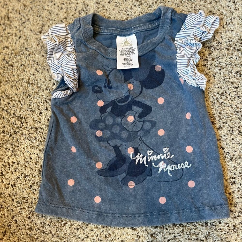 Girls Minnie Mouse shirt